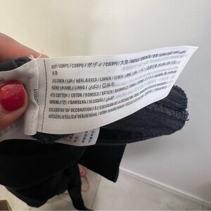 SOLD casual Black Wide Leg linen pants size M minimalist